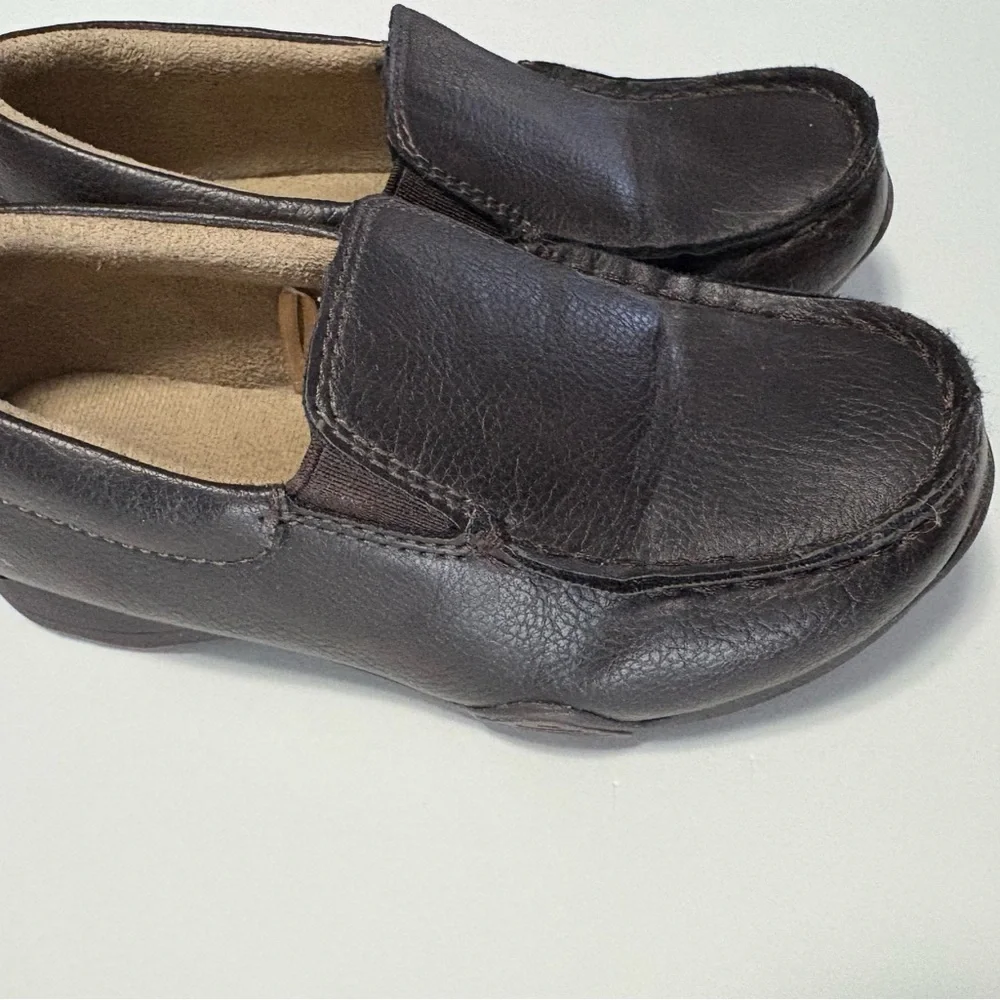 Children Place Toddler Dark Brown Loafers size 11 dress shoes